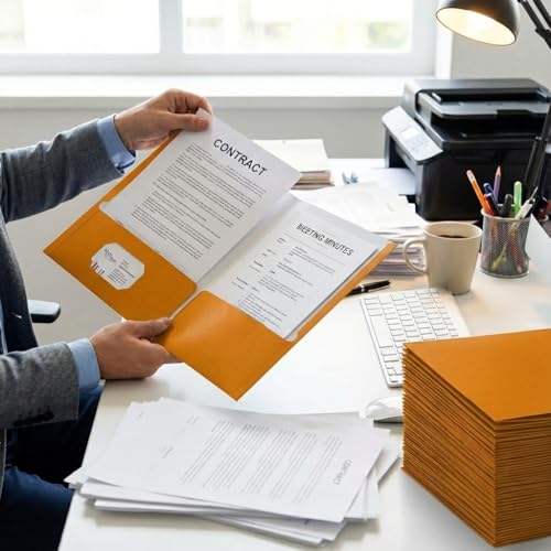 File folders with Pockets (25 Count)