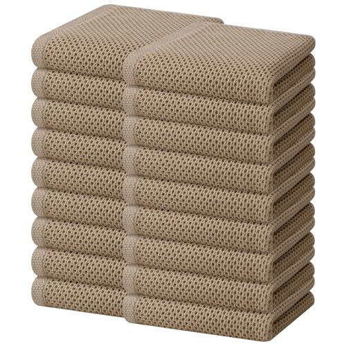 100% Cotton Waffle Weave Kitchen Dish Towels 18 (18 Count)