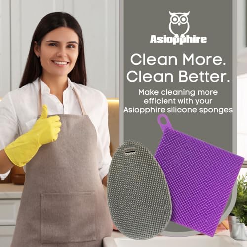 Silicone Dish Sponge Dish Scrubber