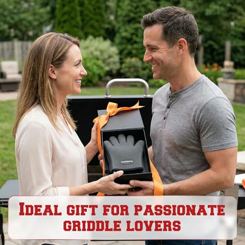 Silicone Griddle Grill Gloves Heat Resistant Oven Mitts