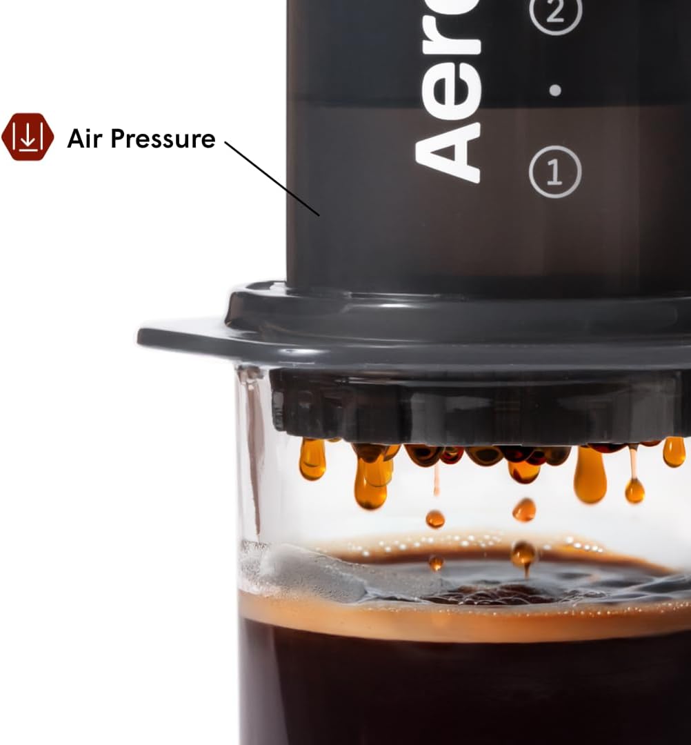 AeroPress Original Coffee Press – 3 In 1 Brew Method Combines French Press, Espresso, Full Bodied Coffee Without Grit or Bitterness, Small Portable Coffee Maker for Camping & Travel - Blissbrew