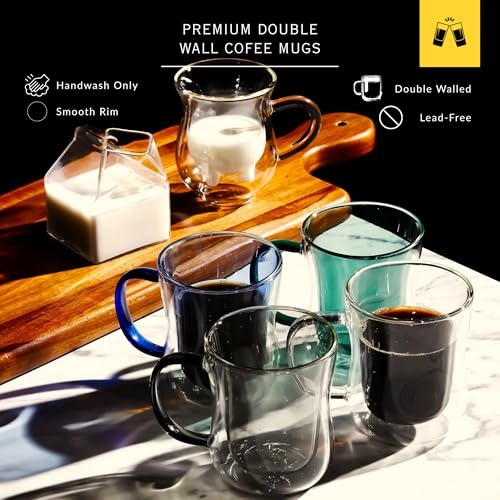 Double Walled Colored Insulated Coffee Mugs (48 Count)