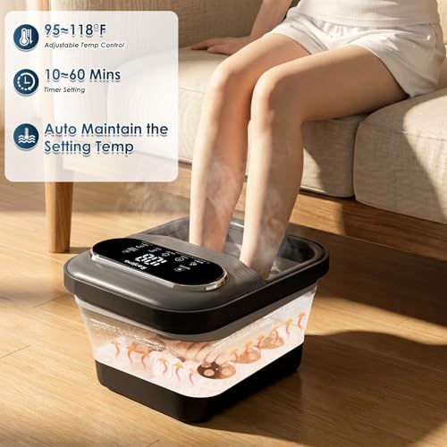 Collapsible Foot Spa Electric Rotary Massage
