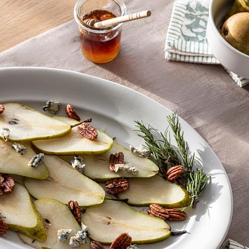 over&back Rim Stoneware Serving Platter