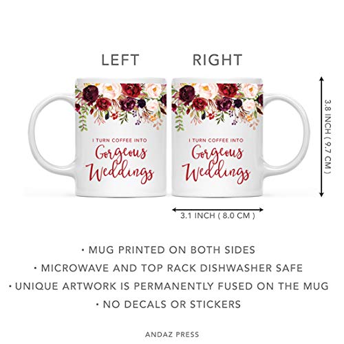 11oz. Wedding Ceramic Coffee Tea Mug Gift for Wedding Planner