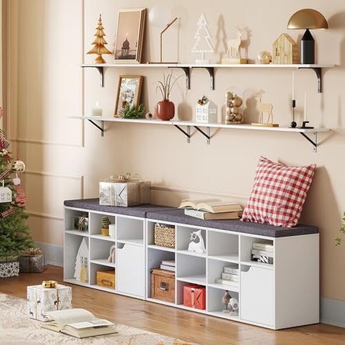 Long Wall Shelves (2 Count)