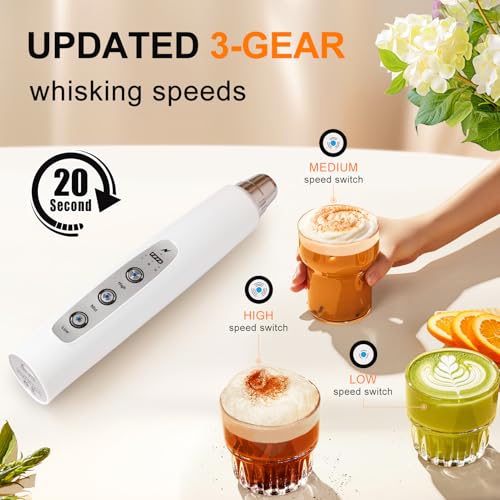 Handheld Milk Frother Wand for Coffee