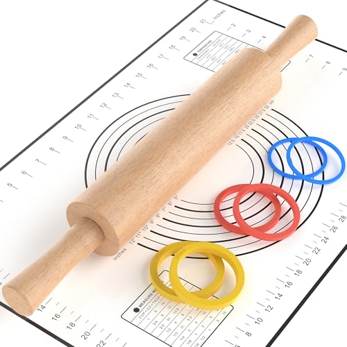 Rolling Pin with Handles (3 Count)