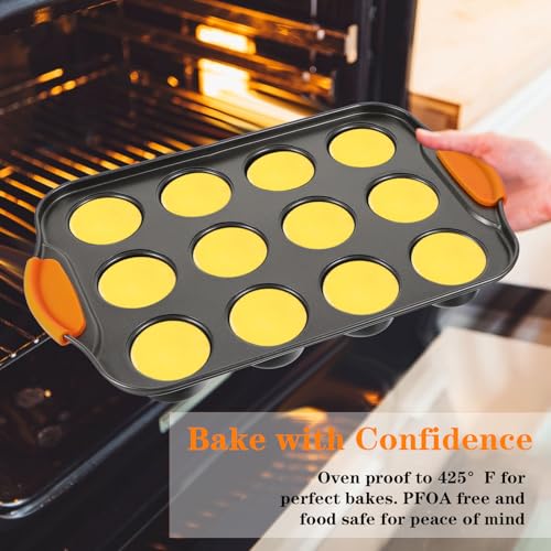 2Pack Mini Cheesecake Pans Removable Bottom Mini Cupcake Pans (2 Count)