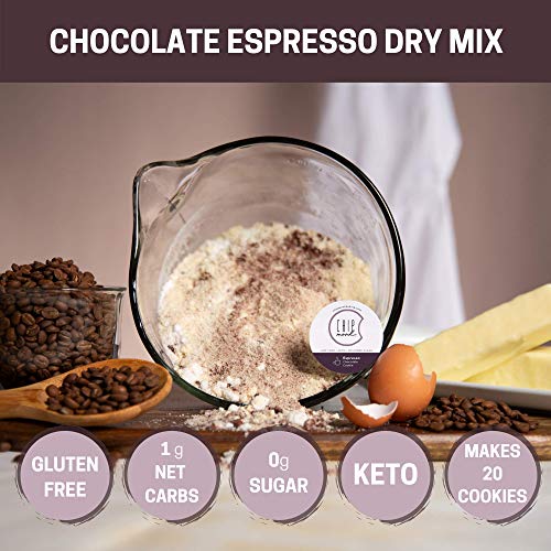 Espresso Chocolate Keto Cookie Mix Low Carb Gluten