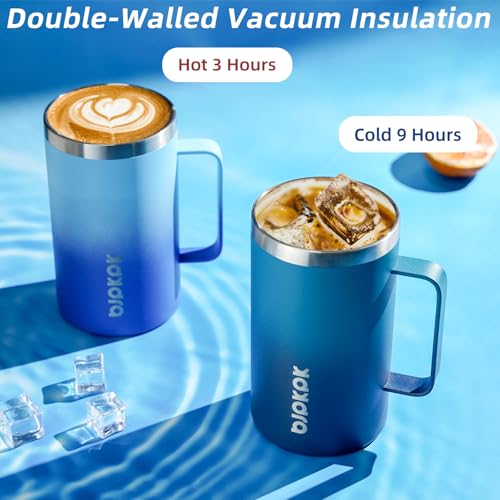 25oz Insulated Coffee Mug with Handle