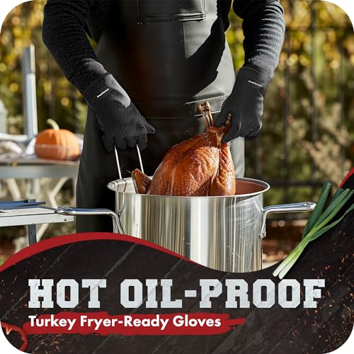 XL Silicone Smoker BBQ Gloves (2 Count)