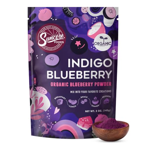 Organic Indigo Blueberry Powder 5oz (5 Ounce)