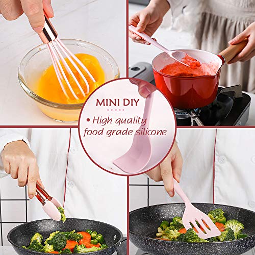Rose Gold And Pink Kitchen Utensil Small Five (5 Count)