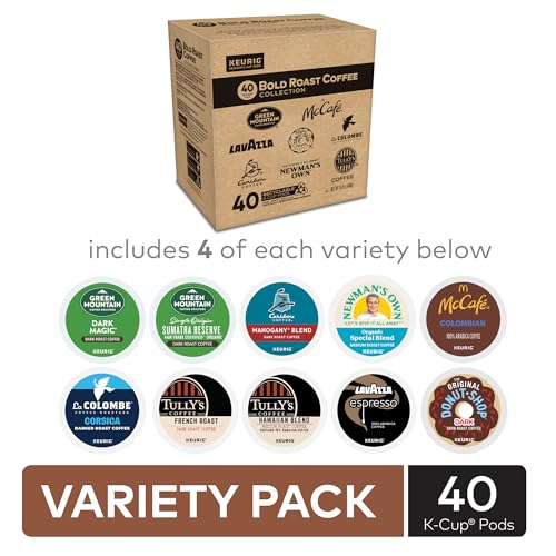 Bold Roast Coffee Collection Variety Pack (40 Count)