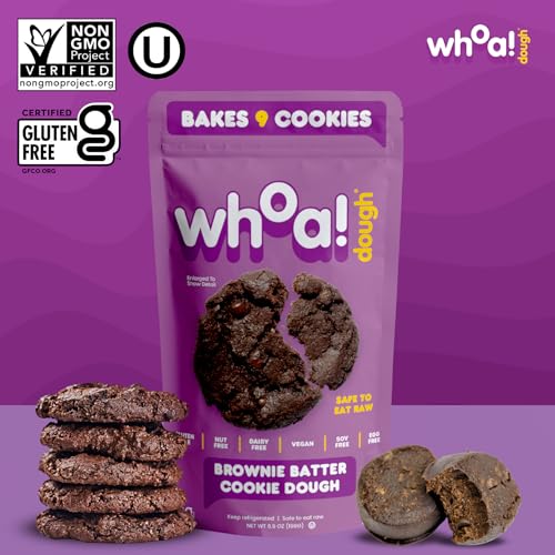 Whoa Dough Ready to Bake Cookie Dough Brownie Batter (165.6 Ounce)