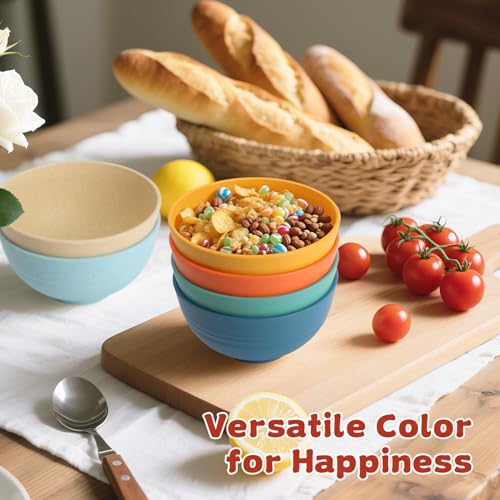 Small Wheat Straw Bowls Set of 6