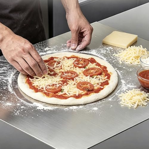Stainless Steel Cutting Boards with Lip for Kitchen