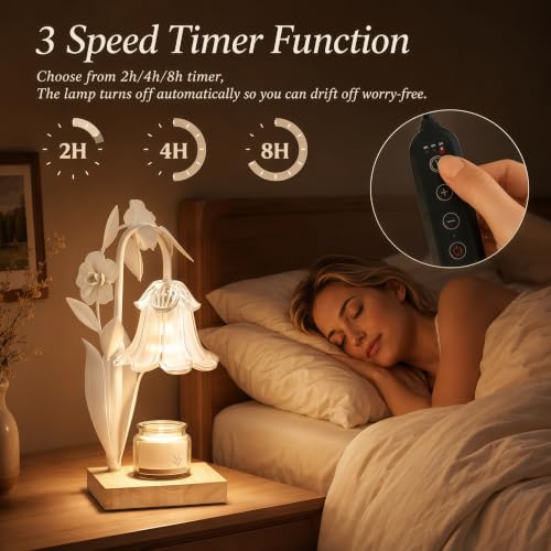 Candle Warmer Lamp with Timer Dimmer