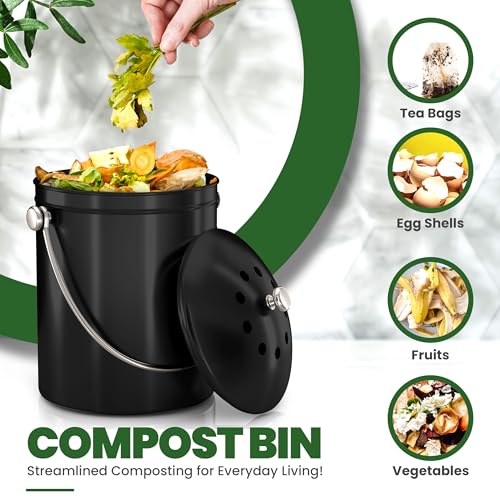 Countertop Compost Bin 1.3 Gallon
