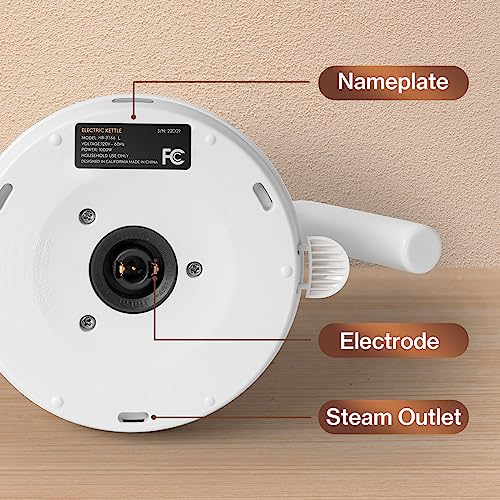 Electric Kettle Stainless Steel Gooseneck Water Kettle Water Boiler for Pour Over Coffee Fast Heating