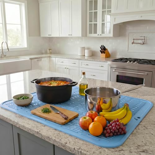Silicone Dish Drying Mat for Multiple Usage