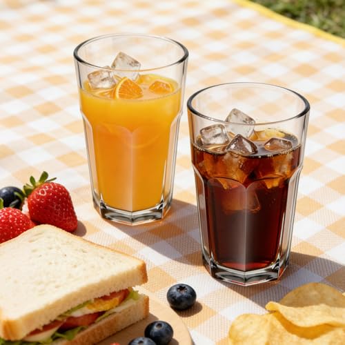 Shatterproof Plastic Glasses (6 Count)