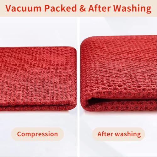 100% Cotton Waffle Weave Kitchen Dish Cloths 18 (18 Count)