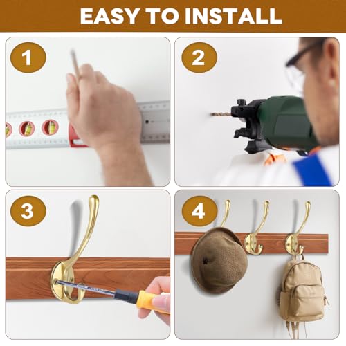 Wall Hooks for Hanging (20 Count)