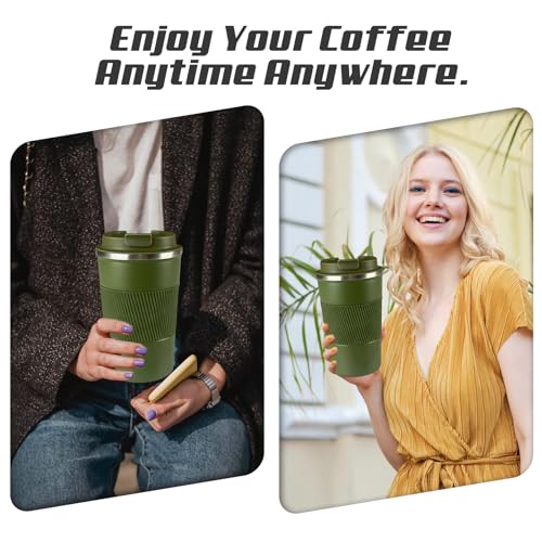 Vacuum Insulated Stainless Steel Travel Coffee Mug