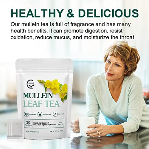 Mullein Leaf Tea Bags (30 Count)
