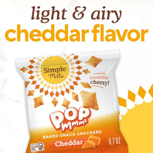 Pop Mmms Cheddar Baked Cracker Snack Packs (44.17 Ounce)