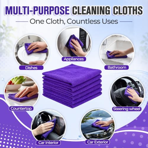 Car Microfiber Clean Cloths (60 Count)