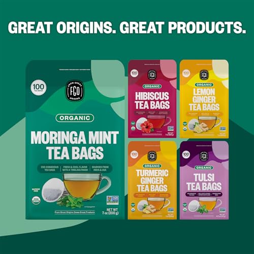 Organic Moringa Mint Tea (100 Count)