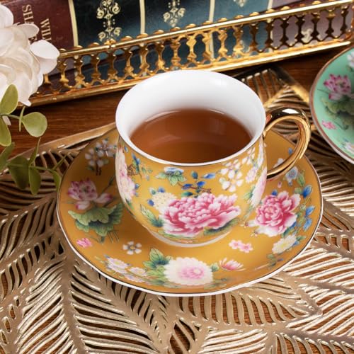 Tea Cup and Saucer (2 Count)