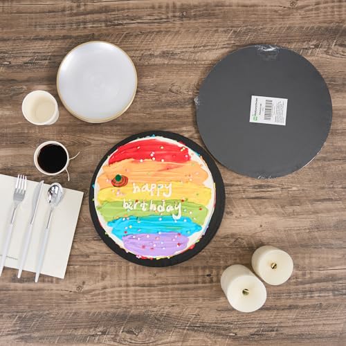 Round Black Cardboard Cake Drum Board