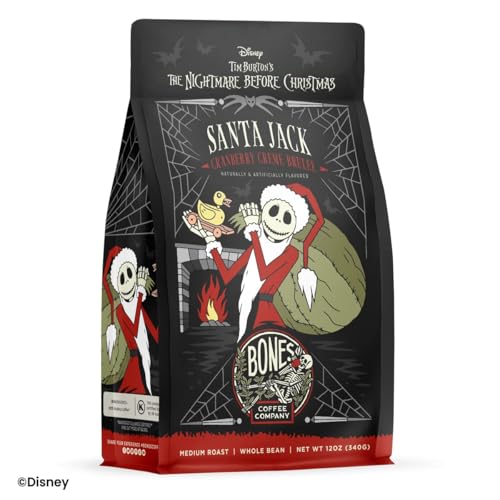 The Nightmare Before Christmas Santa Jack Flavored Coffee Beans (12 Ounce)
