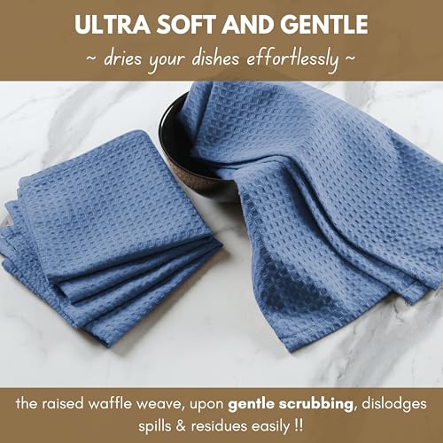 Cotton Kitchen Towel with Hanging Loop 16x26 inches (4 Count)
