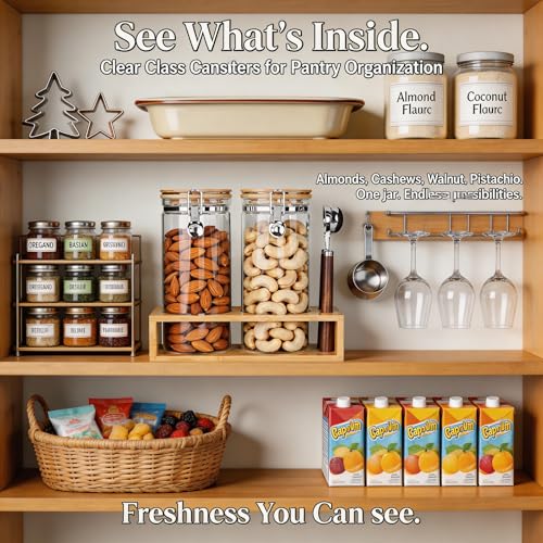 KKC Nut Storage Containers with and Scoops (5 Count)