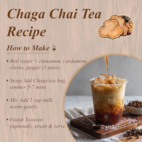 Chaga Tea Bags 100 Count