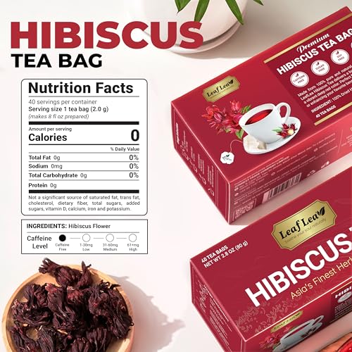 80 Hibiscus Tea Bags (80 Count)
