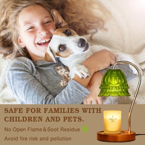 Flower Candle Warmer Lamp with Timer