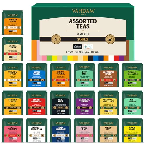 Assorted Tea Sampler (40 Count)