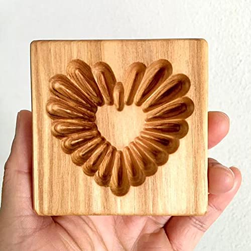 Wooden Cookie Biscuit Mold