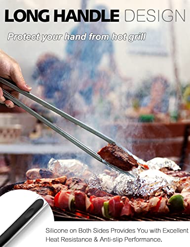 Extra Long Stainless Steel Grilling Locking Tong
