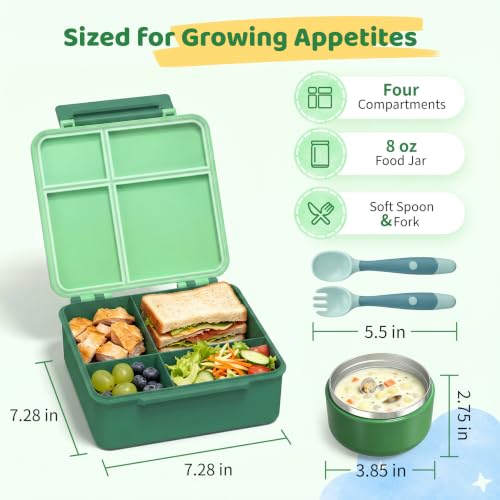 Bento Lunch Box with 8oz Soup Thermo