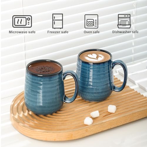 Porcelain Coffee Mugs Set of 6 (6 Count)