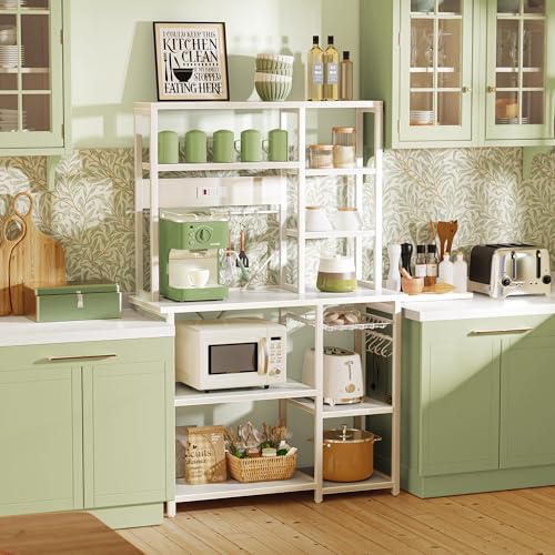 Large Bakers Rack with Power Outlets