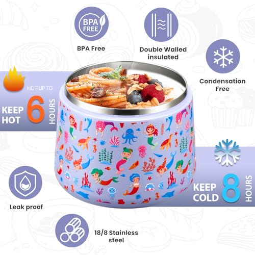 14oz Vacuum Insulated Soup Thermo for Hot Food