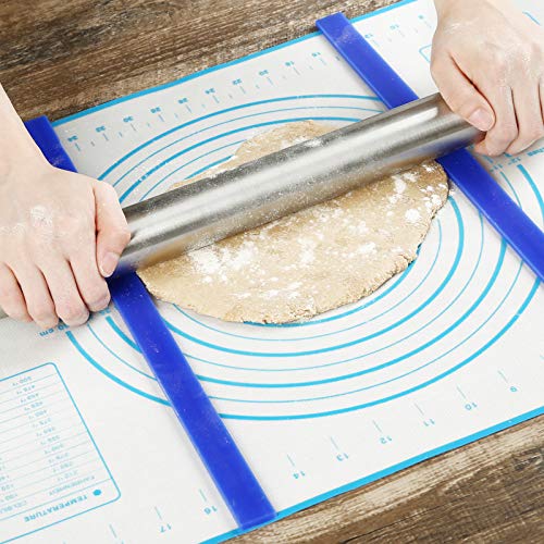 6Pcs Silicone Rolling Pin Guides Non (6 Count)